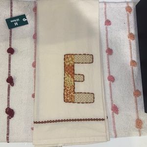 Urban Outfitters Patchwork Monogram Tea Towel
